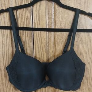 Victoria's Secret Dream Angels NWOT Womens 36D Smooth & Lace Push-Up Bra Black